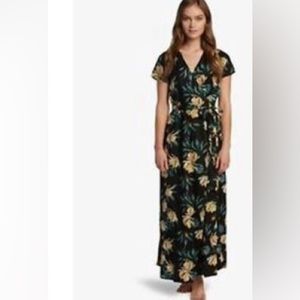Roxy Floral Maxi Wrap Dress